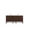 James Martin Vanities Addison 72in Double Vanity, Mid-Century Acacia w/ 3 CM Eternal Marfil Quartz Top E444-V72-MCA-3EMR - alternate 1